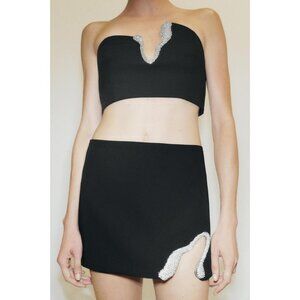 ZARA JEWEL PIECE MINI SKIRT